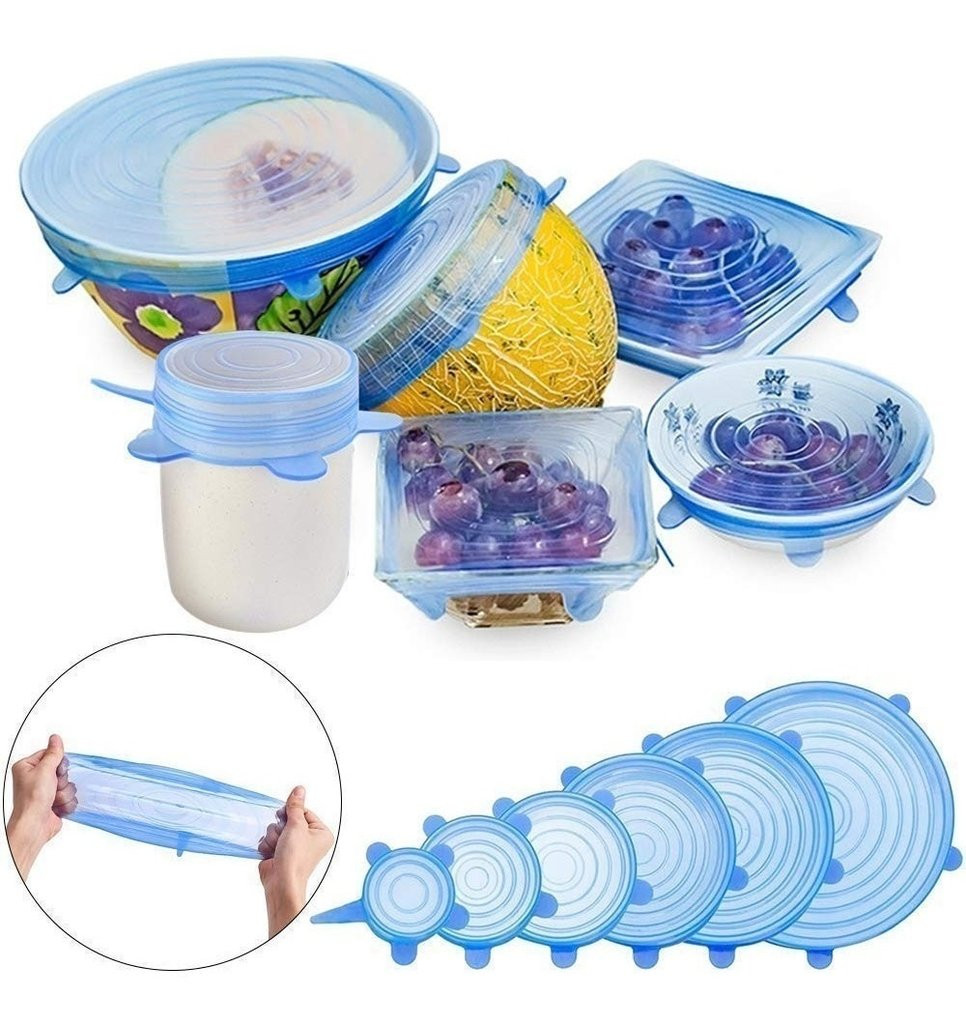 Miniatura 2 de Tapas en silicona multiusos x 6